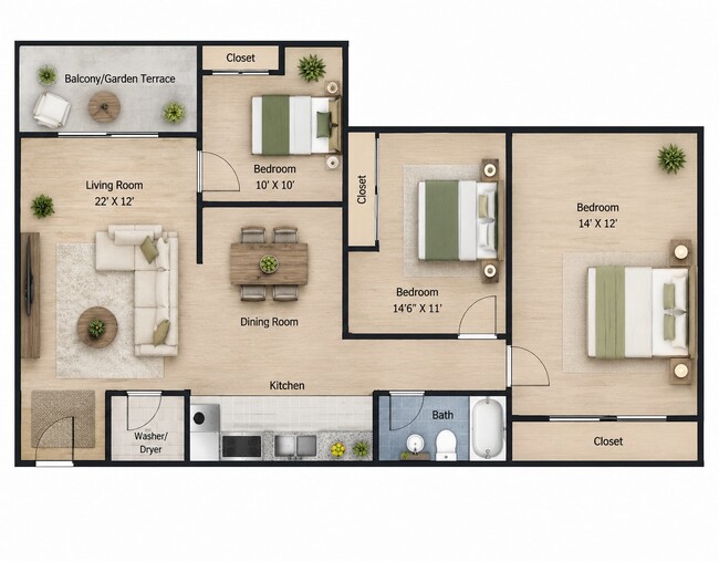 3 Bedroom - Richmar