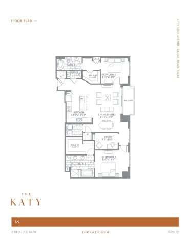 Floorplan - The Katy