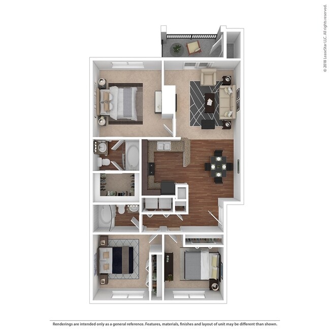 Floorplan - Ash Lane Apartments