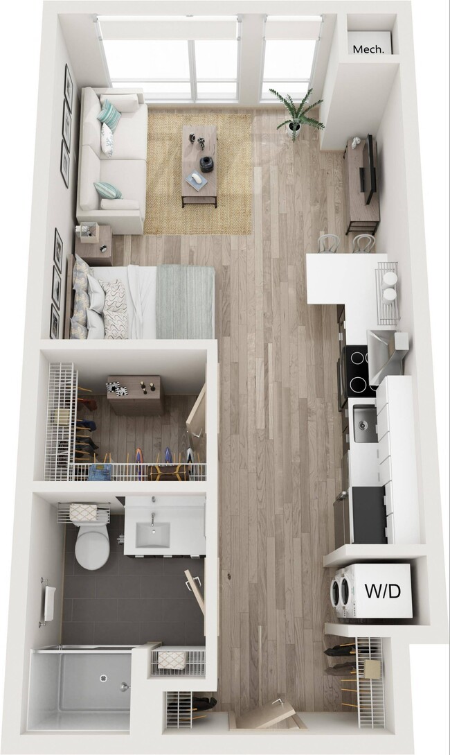 Floor Plan i2 - Gibson Apartments