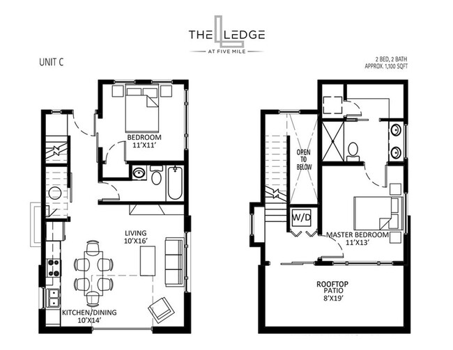 Building Photo - Modern 2 Bed, 2 Bath with Rooftop Patio!