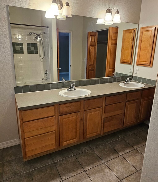 Master Bathroom Double Vanity - 5220 Boardwalk Dr