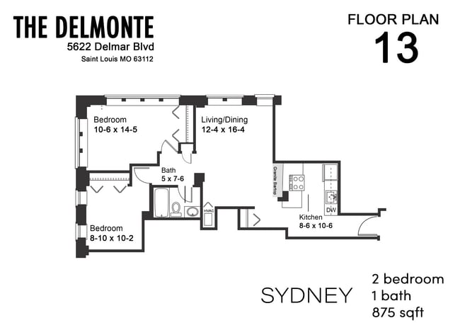 Floorplan - The Delmonte