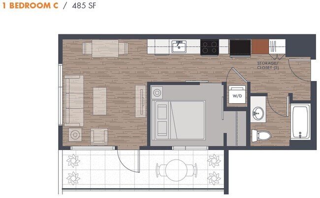 Floorplan - Metroline Flats