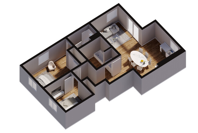 Floorplan - Fisher Park Apartments