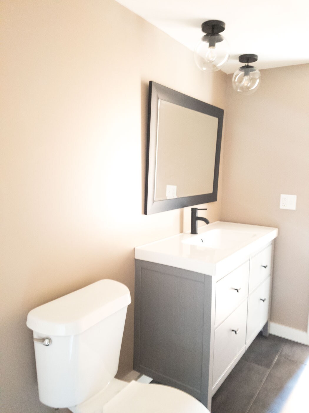 Extra large vanity with storage - 1008 Manor Ln