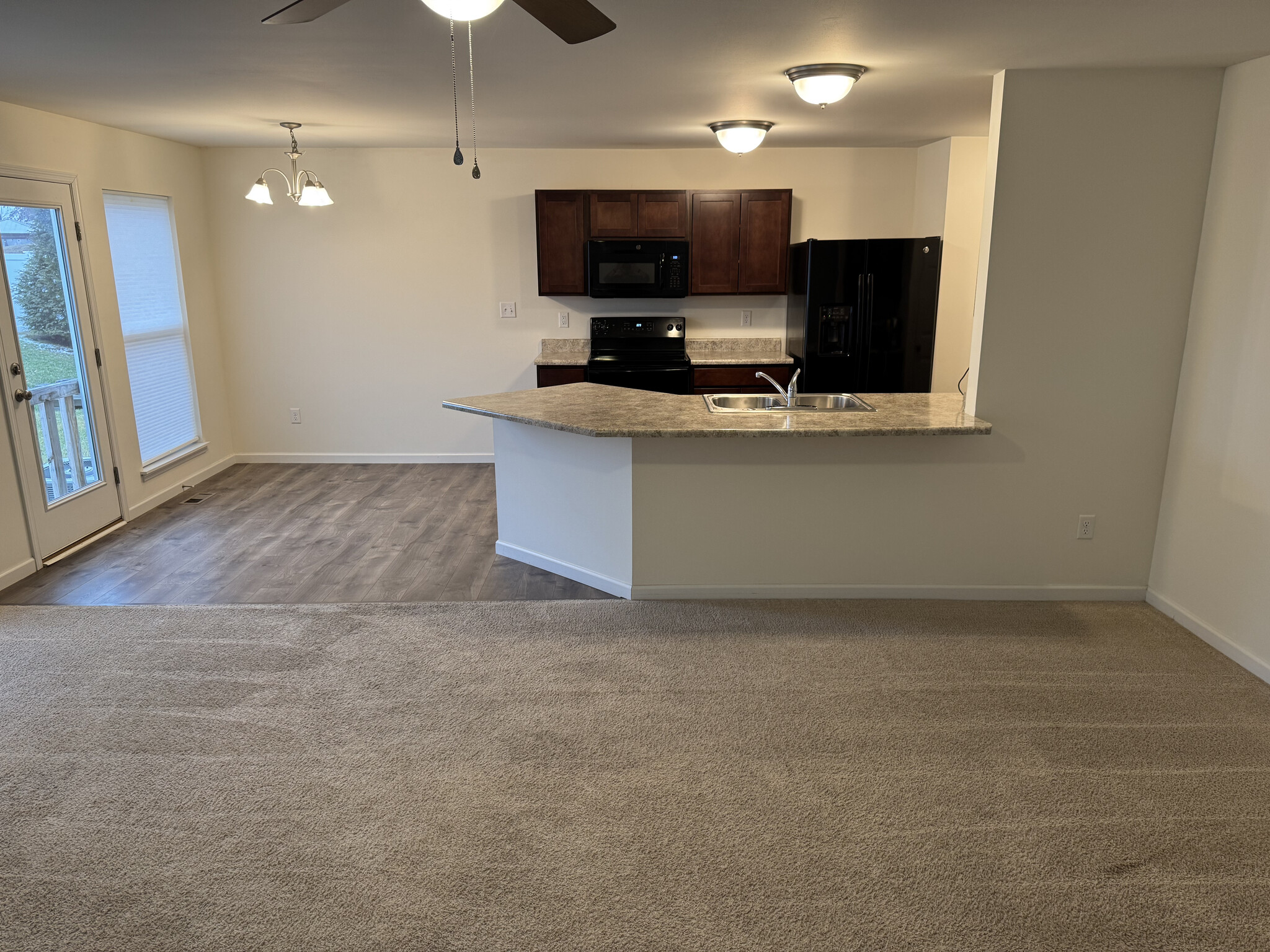 Kitchen from living room - 502 Peruque Commons Ct