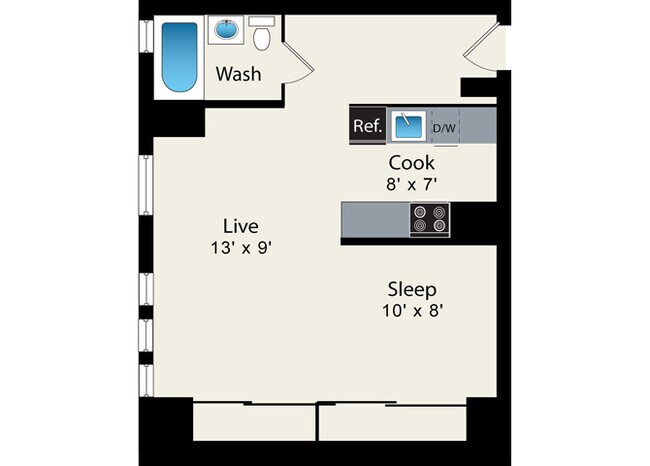 Floorplan - Reside on Clarendon