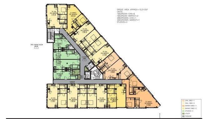 Floorplan - John Pennycuff Memorial Apartments