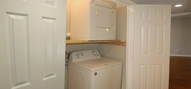 Laundry closet - washer/dryer included - 6723 Eastridge Dr