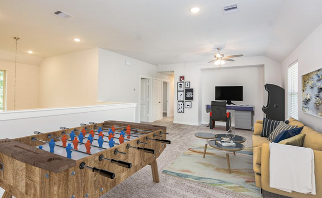 Large Media or Game Room Photo is Virtually Staged - 27028 Hidden Rock Ct