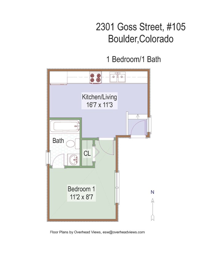 Floorplan - 2301 Goss St