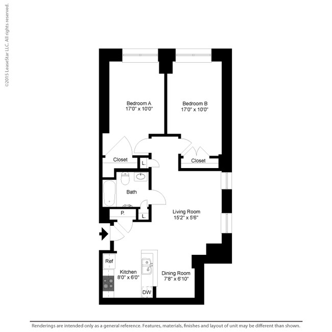 Howard - 2 bedroom - Fayette Square Apartments