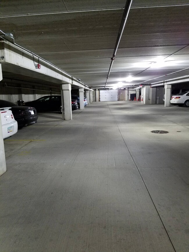 Well-lit Garage - Uptown Brass Apartments