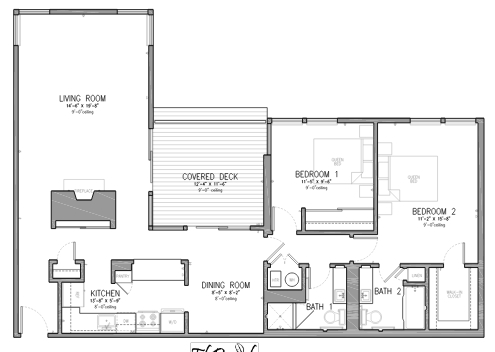 2BR/2BA - El Dorado Apartments