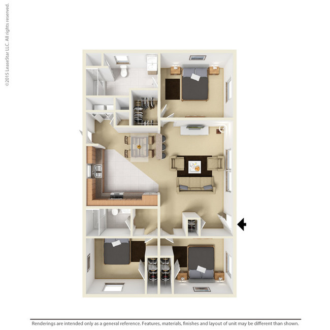 Floorplan - Queen Anne Courts