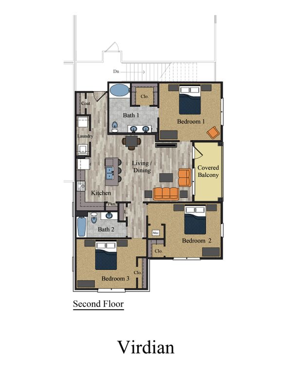 Floorplan - Meridian Park Apartments