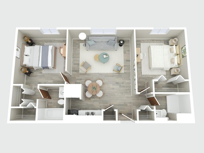 2 Bedroom Apartment - Pleasantwood Apartments & Townhomes