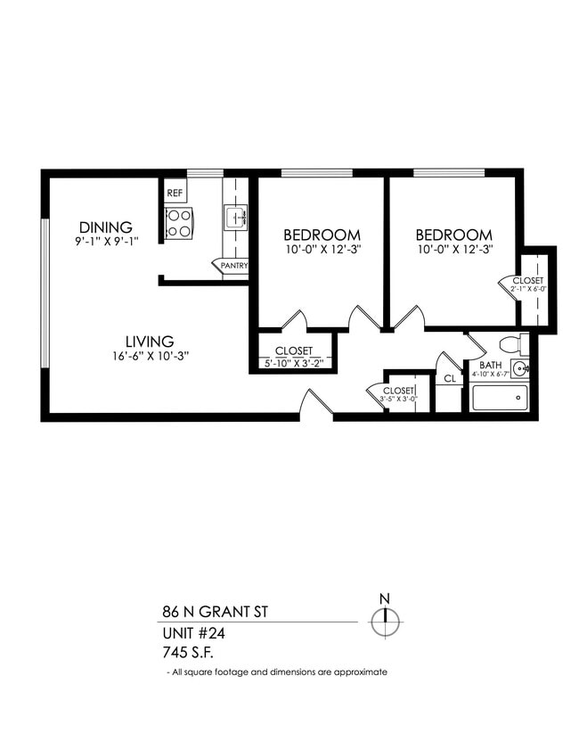 Floorplan - 86 Grant
