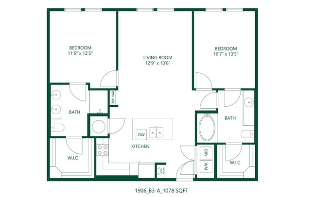 1906_b3-a_1078-sqft.jpg - The 1906 at Bishop Ridge