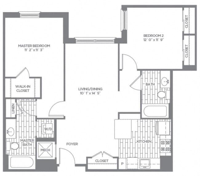 Floorplan - The Asher