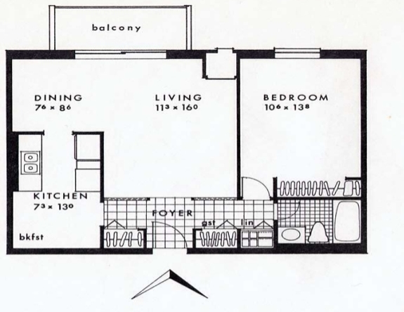 One Bedroom - College Park Apartments