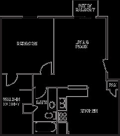 1BR/1BA - Glen Arbor Apartments