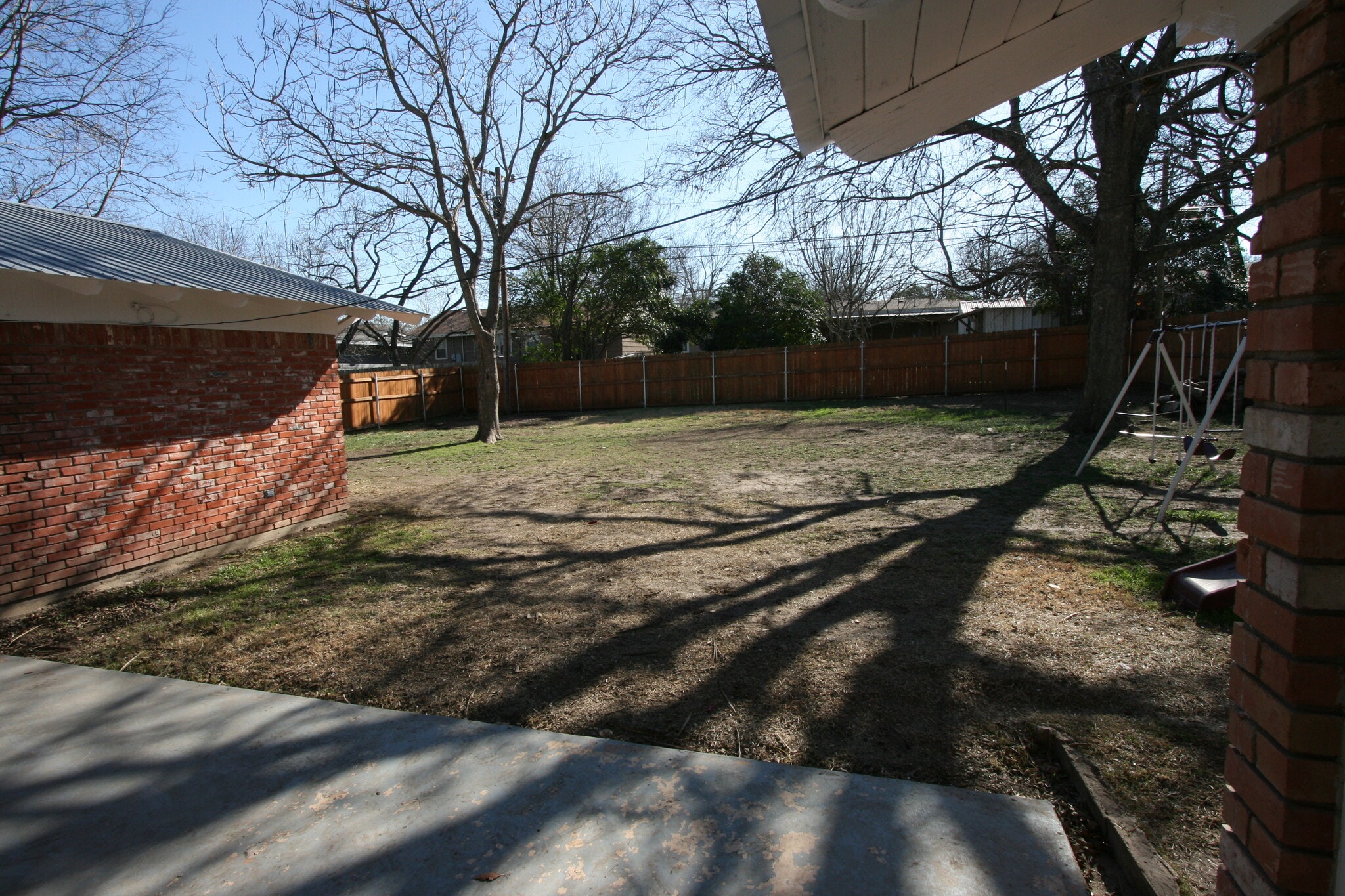 Fenced Backyard - 2604 Mears Dr