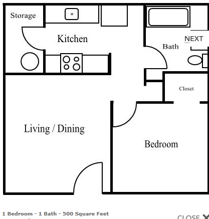 Floorplan - The Village At University Square