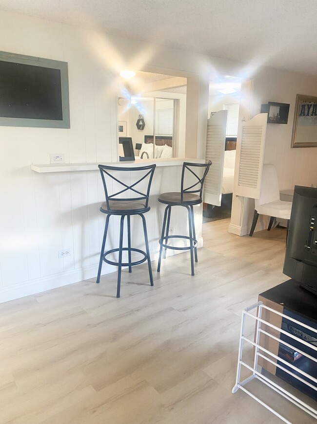 Living room, new flooring. - 6308 Vista del Mar