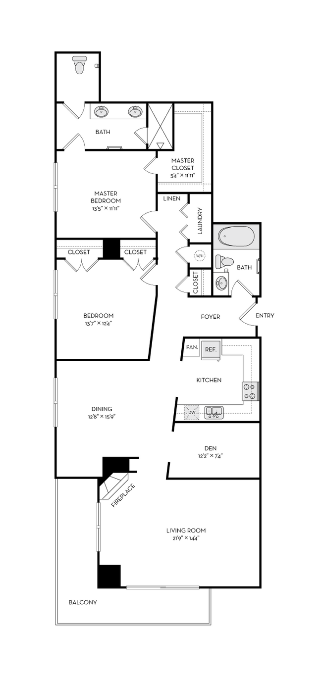 Floorplan - The Heights at Park Lane