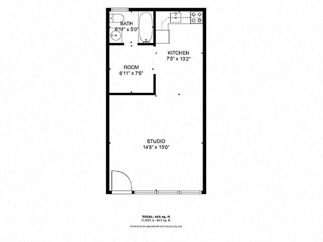 Floorplan - Parker House Apartments