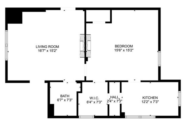 Building Photo - LOCATION! 1/1 Bed Bath Downtown!