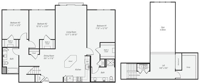 Floorplan - Avalon at Wesmont Station