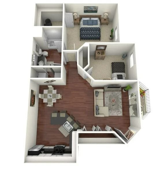 Floorplan - Buffalo Creek Apartments