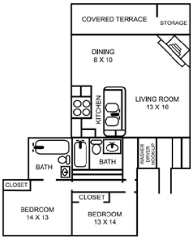 Floorplan - Country Club Condos