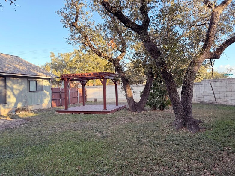 Back yard - 3209 Pepper Grass Trail