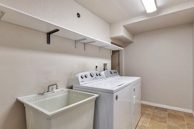 Laundry w/ washer/dryer included - 10 S Busch Ln
