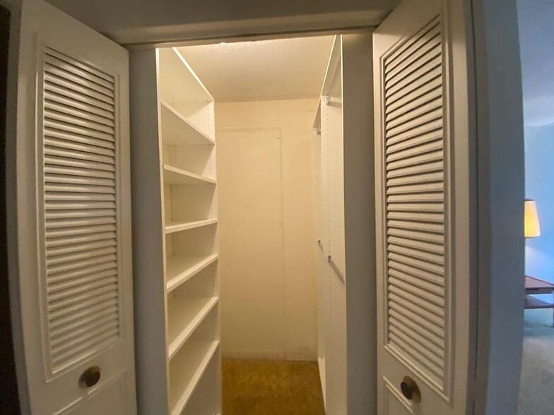 Walking closet connected to master bedroom - 1243 Beacon St