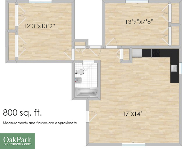 Floorplan - 421 S. Lombard Ave.