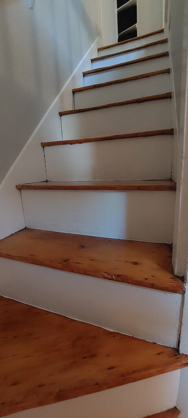 Steep narrow stairs - 91 Johnson St