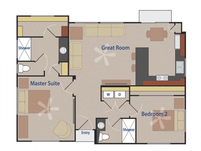 Floorplan - Casitas at San Marcos