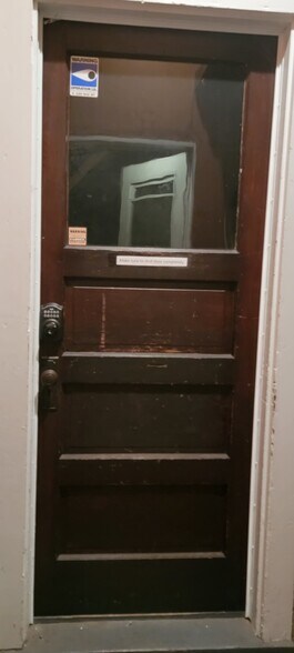 Outside code front door - 132 18th Ave N