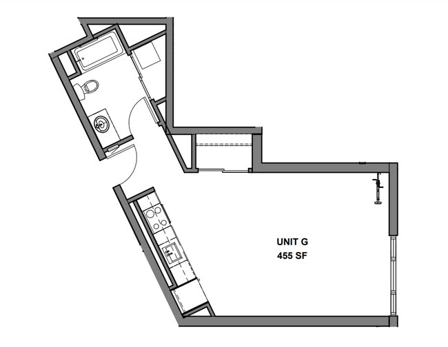 Floorplan - Rose City Flats: New Apartments near the Iconic Hollywood District