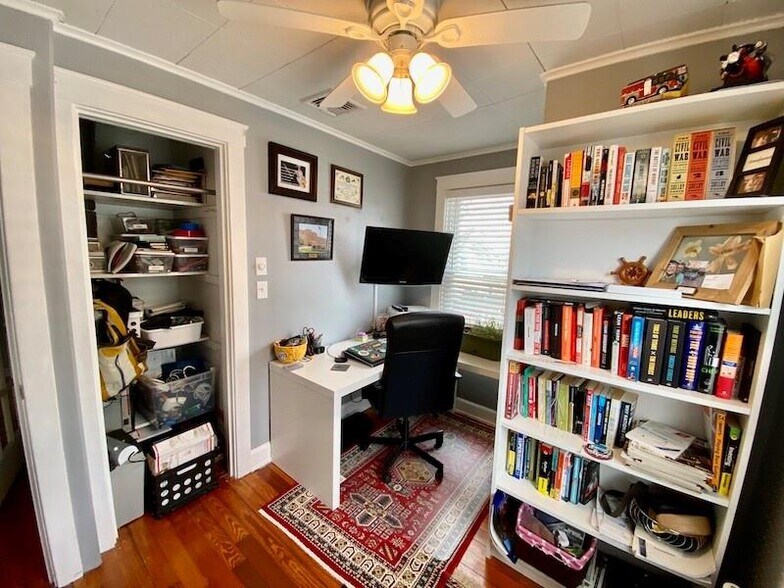 Second bedroom upstairs currently used an an office - 4 Curry Ave