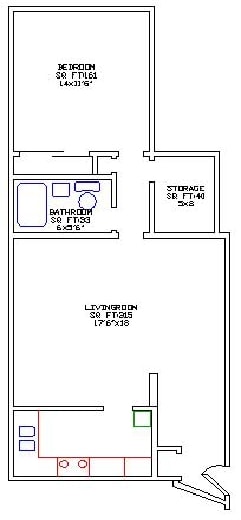 Garden One Bedroom/ One Bathroom - University Park