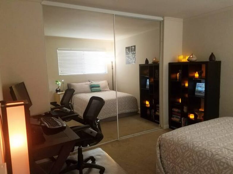 bedroom before I moved out - 2852 C St