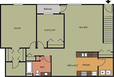 Floorplan - Park Place Apartment Community