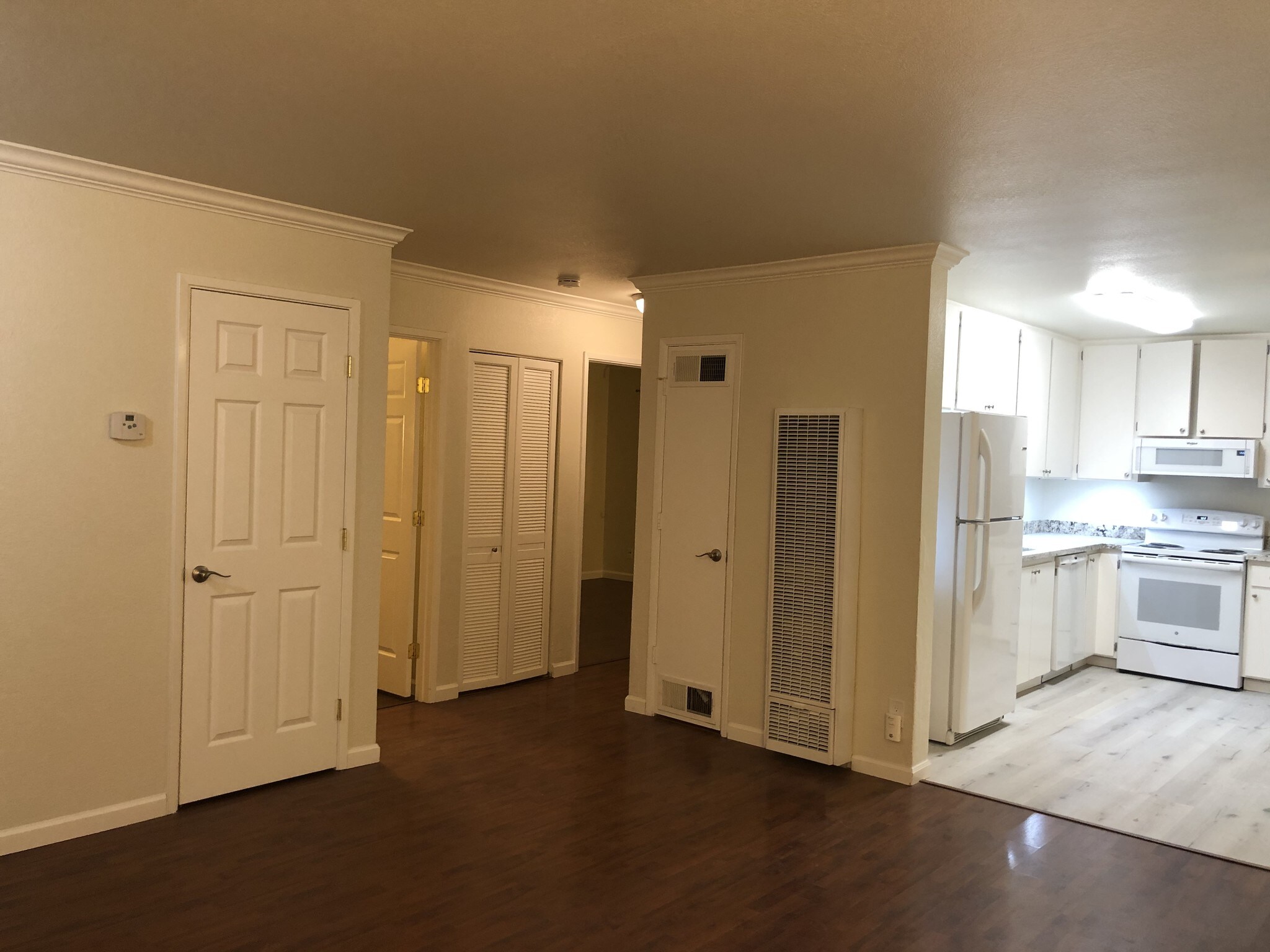 Hall closet with 6 panel doors throughout - 375 N M St