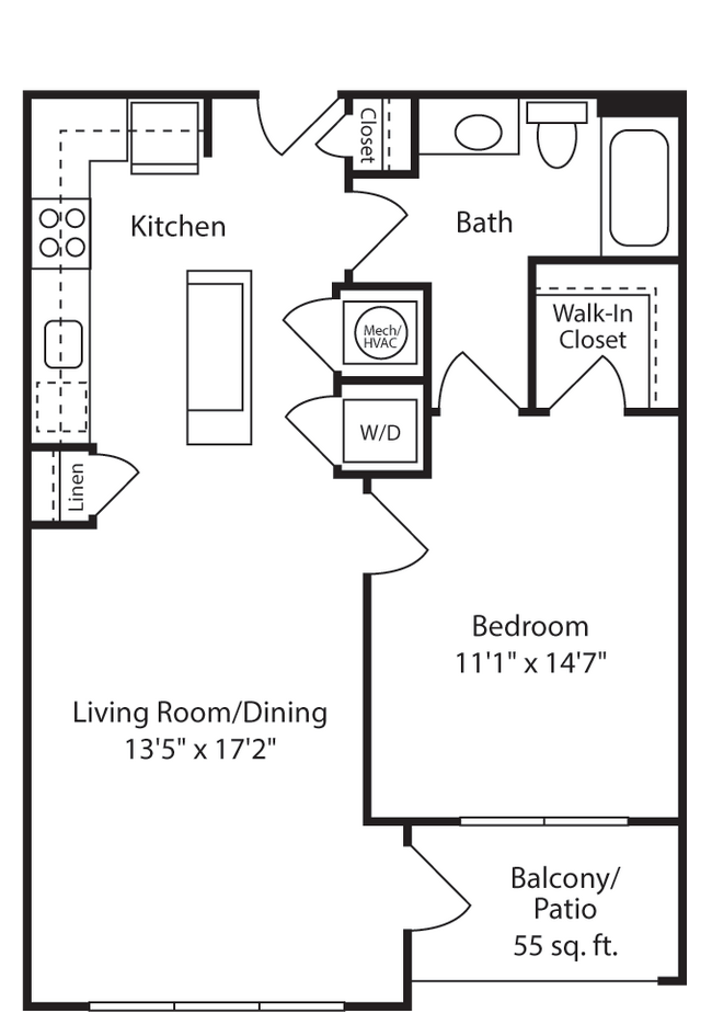 Floorplan - Jefferson Place Apartments